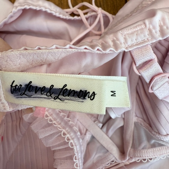 New! For Love And Lemons Heart Slip Pink 45042 - Picture 12 of 15